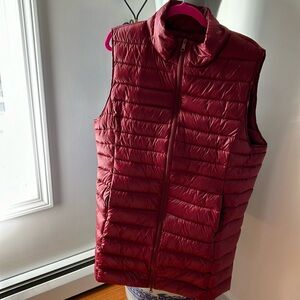 Long length puffer vest